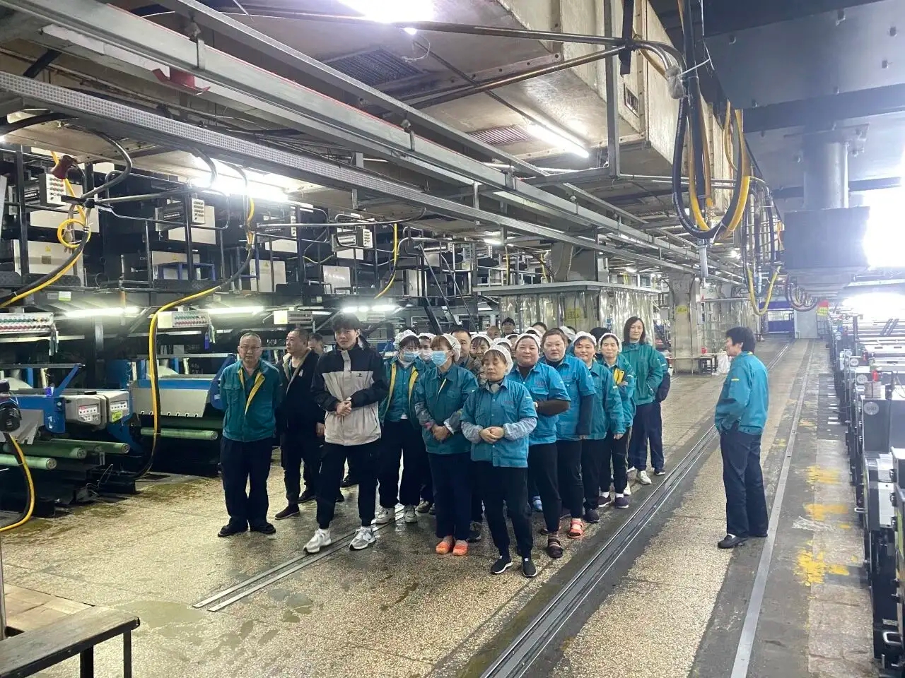 Changshu polyester udfører nødevakueringsøvelse