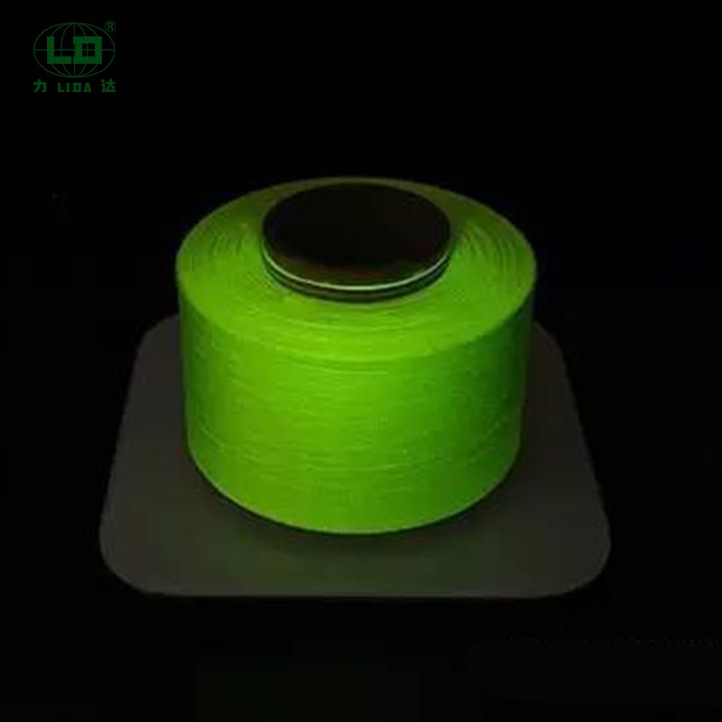 High Tenacity Lavt krympning Night Glare Polyester Filament Garn